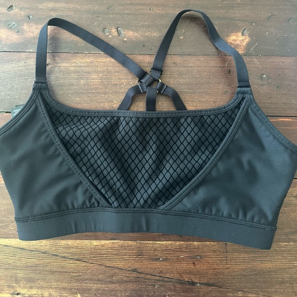 SPECIAL FX LOW-IMPACT FLOCKED SPORTS BRA size Large NWOT - Picture 6 of 8